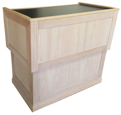 i_style_podium_back_view_walnut_wood_mic_hlder