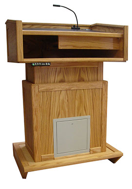 PS2000_traditional_style_podium_back_view