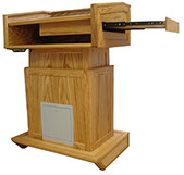 PS_1200_Lift_Electric_Height_Adjustable Lectern_or_Podium