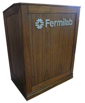 PS510_Tabletop_Podium_Front_View_Dark_Oak