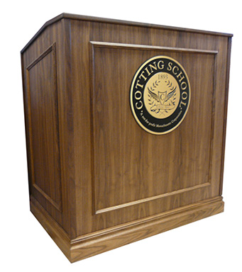 ps_1000_podium_in_medium_oak_with_two _bronze_plaques-_logos